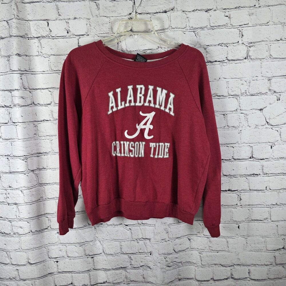 Vintage Alabama Crimson Tide Men's Large Red Sweatshirt